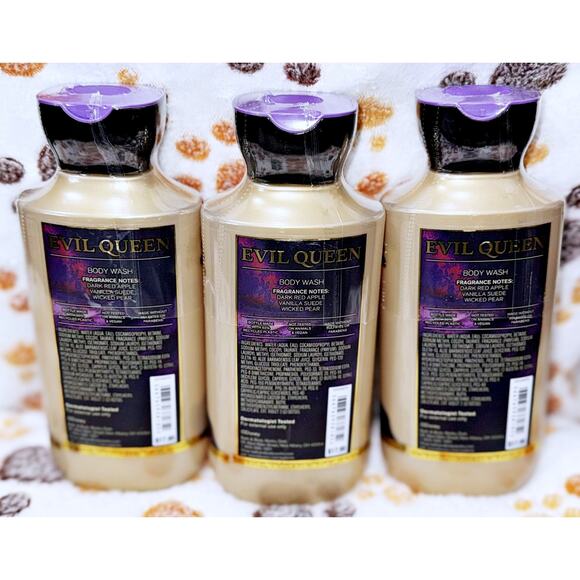 Bath & Body Works Disney Villains Evil Queen 10oz Shower Gel Body Wash x3 - Picture 3 of 3